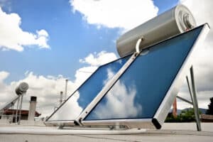 Solar Water Heating On Roof