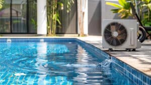 Heat Pump for Pool Installed