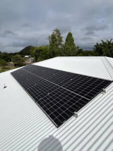 Installed Solar Panels on Roof