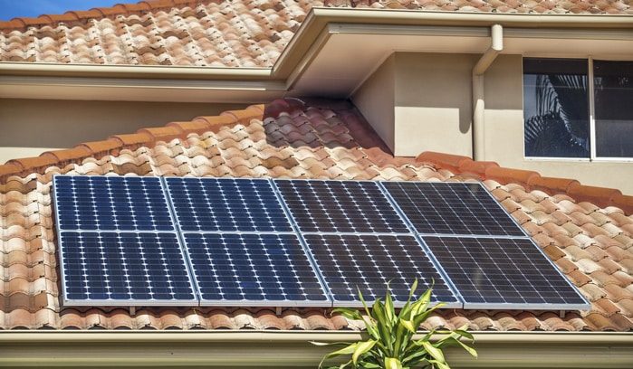 Solar Panel on a House — Solar Power Services in Terrigal, NSW