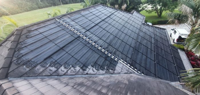 Roof full of solar panels — Solar Power Services in Bateau Bay, NSW