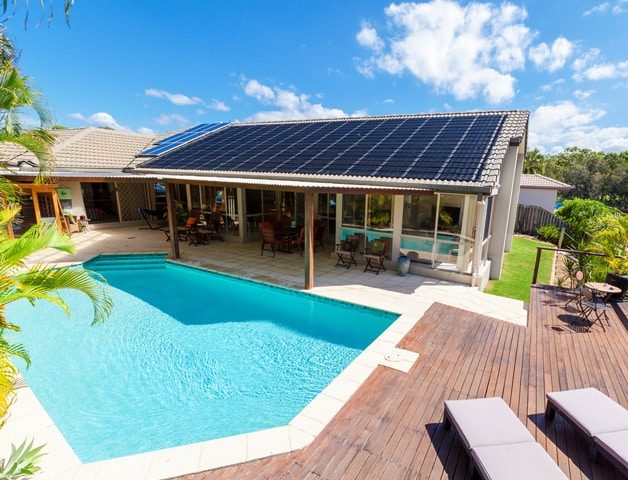 Large Solar Panel for Pool Heating — Solar Power Services in Terrigal, NSW