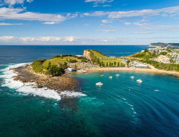 Aerial View of Terrigal — Solar Power Services in Terrigal, NSW